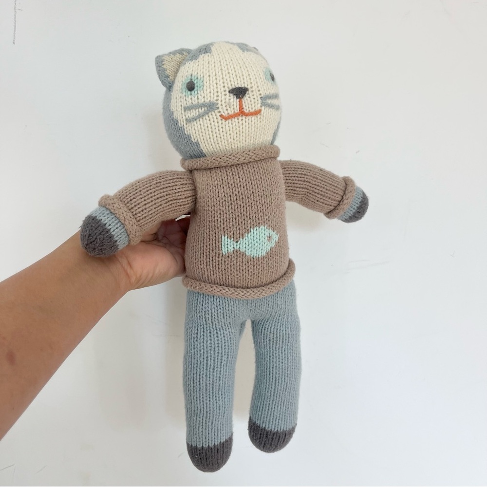 2019 Blabla Kids Sardine the Cat Regular Knit Doll Baby Toy Stuffy Plush Discont